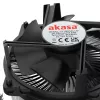 Dissipador híbrido Akasa Intel LGA1700 para processador 9 cm alumínio, preto 1 unid.