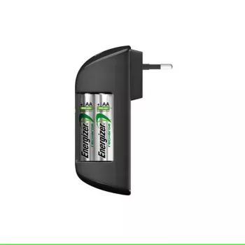 Carregador de pilhas Energizer Pro Charger AC 4 entradas para AA/AAA NiMH, 100–240 V, 2000 mAh incluídas
