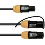 Cabo adaptador EUROLITE 30235009 IP T-Con (macho) para 2× T-Con (fêmea) — cabo divisor de sinal