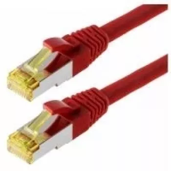 Cabo de rede Helos Cat 6a S/FTP 10 m vermelho