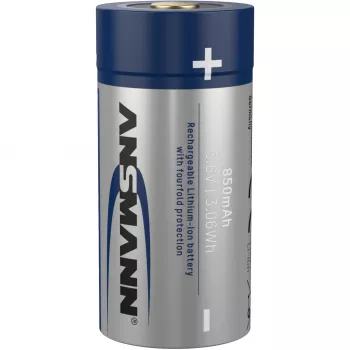 Bateria Ansmann 16340 Li-Ion 850 mAh 3,6 V entrada Micro-USB 1300-0015