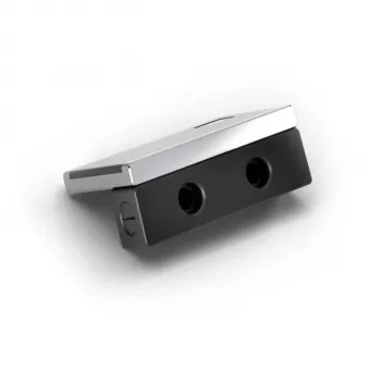 Conector de refrigeração líquida Alphacool Eisblock Aurora 180° (modelo 13763) — compatível com RGB, conector angular de 180°