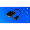 Adaptador HDMI-VGA com áudio AK-76 Savio SAVAK-76