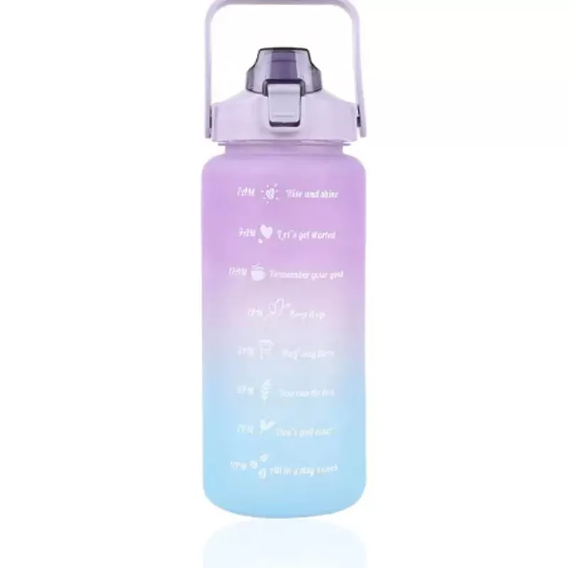Garrafa motivacional Extralink, garrafa de água, 2000 ml, roxo-azul, BUT-992
