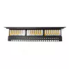DIGITUS Professional DN-91624U - Patch panel - RJ-45 X 24 - preto, RAL 9005 - 1U (19 polegadas)