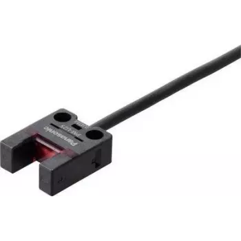 Sensor de barreira ótica tipo garfo Panasonic PM-U25-C3, 5–24 V DC, comutação clara/escura