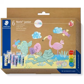 Conjunto de cores pastel Staedtler 8816P C6 — 6 cores pastel em azul, menta, laranja, rosa, roxo, amarelo