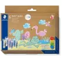 Conjunto de cores pastel Staedtler 8816P C6 — 6 cores pastel em azul, menta, laranja, rosa, roxo, amarelo
