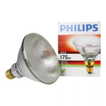 Lâmpada de infravermelhos Philips PAR38 IR 175W E27 230V – lâmpada de calor PAR38, 175 W, casquilho E27, 230 V
