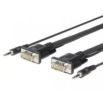 Adaptador de cabo de vídeo Vivolink PROVGAMCS1.8 1,8 m VGA (D-Sub) + 3,5 mm preto