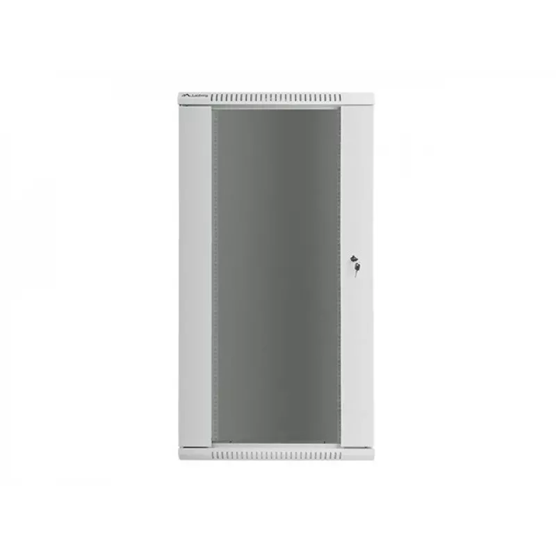 Armário rack Lanberg WF01-6427-10S 27U montagem na parede rack branco