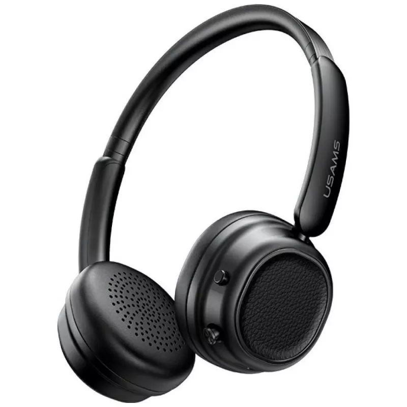 Auscultadores Bluetooth 5.3 Usams SR01 ANC preto