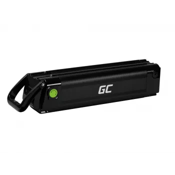 Bateria Green Cell EBIKEGCFSF36V10A 36V iões de lítio integrada preta