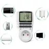 Temporizador eletrónico QOLTEC PC0628 com visor LCD, contagem decrescente de 24 horas