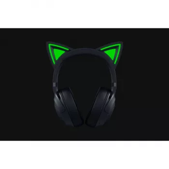 Headset Razer Kraken Kitty V2 BT — Bluetooth sem fios, circum-aural, arco de cabeça, 20–20000 Hz, 325 g, preto