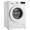 LG | Máquina de lavar roupa | F2WR508SWW | Classe de eficiência energética A-10% | Carga frontal | Capacidade de lavagem 8 kg | 1200 rpm | Profundidade 47,5 cm | Largura 60 cm | Visor | LED | Função vapor
