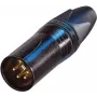 Ficha XLR Neutrik, reta N.º de polos: 4 preto NC4MXX-B 1 unid. (NC4MXX-B)