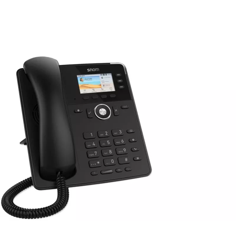 Telefone de secretária Snom D717 telefone IP preto 3 linhas TFT