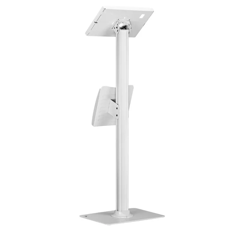 Suporte de chão para tablet MACLEAN MC-476W ajustável em altura, compatibilidade universal para tablets