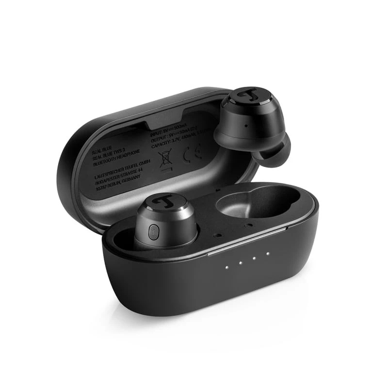 Teufel REAL Blau TWS 3 Headset sem fios In-Ear chamadas/música Bluetooth preto
