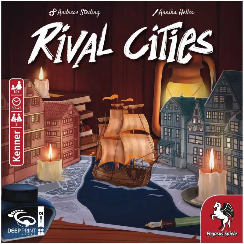Deep Pint Games Rival Cities, jogo de sociedade
