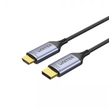 CABO UNITEK DISPLAYPORT 1.4 PARA HDMI 2.1, 8K, 1,8 M