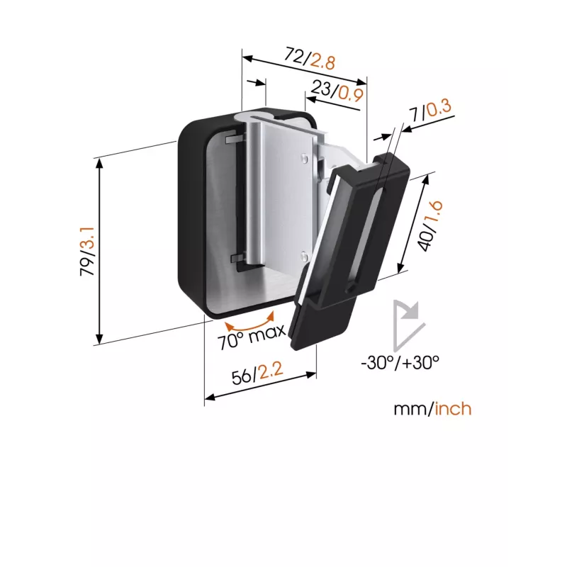 Organizador de cabos LogiLink KAB0006 preto