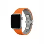 Pulseira GUAN Premium Plus para Apple Watch 38/40/41/42 mm – Laranja/cinzento