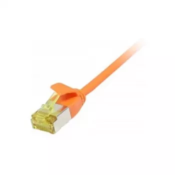 Cabo de rede RJ45, CAT6A 500 MHz, 10 m, laranja, U/FTP, cabo redondo Slimline d=3,8 mm, TPE/LSZH (Superflex), AWG32, com cabo bruto Cat.7, Synergy 21 (S217369V3)