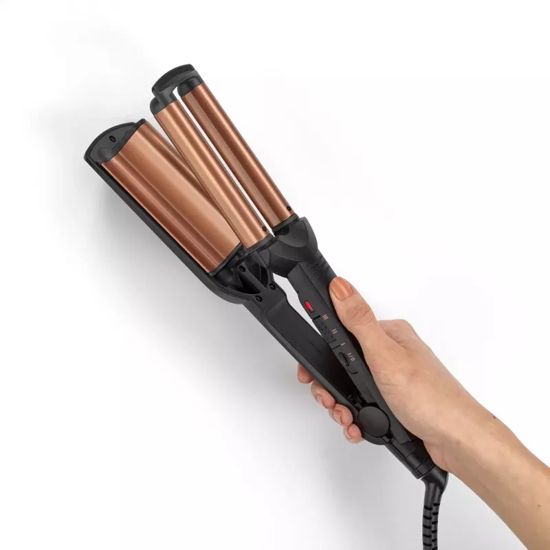 Modelador de caracóis BaByliss Deep Waves Warm Black, Orange 98,4 (2,5 m)