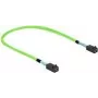 Cabo SAS DeLOCK 86624 0,5 m 64 Gbit/s verde