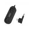 Extensão elétrica LogiLink LPS262U 1,5 m 2 tomadas AC interior preto