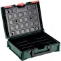 Organizador de ferramentas Metabo metaBOX 100S Organizer – caixa de armazenamento modular para peças pequenas e acessórios
