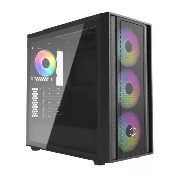 Caixa de PC Cooler Master MasterBox 600 Desktop preta