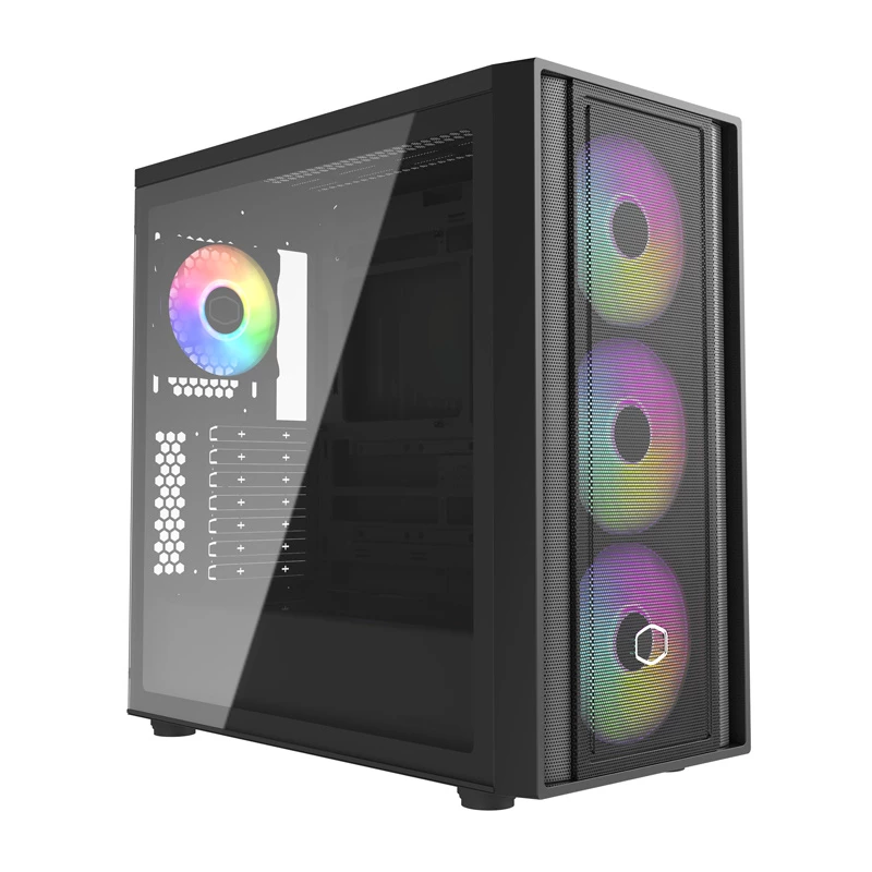 Caixa de PC Cooler Master MasterBox 600 Desktop preta