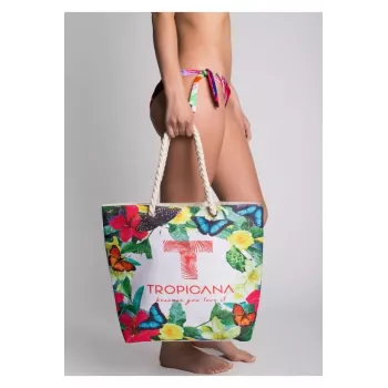 Saco de praia Tropicana T-MLX44786 — grande capacidade, material resistente
