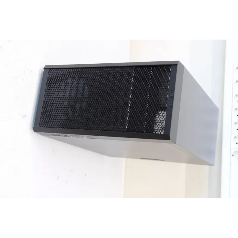 Caixa Fractal Design Core 1000 USB 3.0 Preto Micro ATX — embalagem danificada, fonte de alimentação não incluída