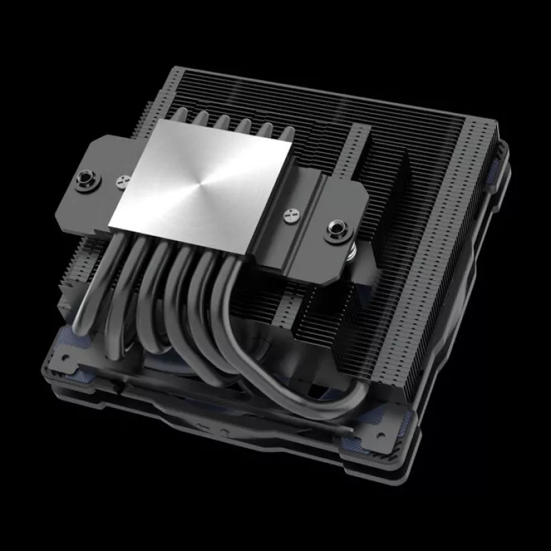 Arrefecedor de CPU Akasa ALUCIA H6LS M2 - 120 mm preto azul (AK-CC4030HP01)