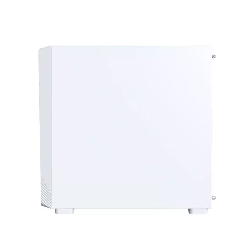 Caixa de PC Montech X5M (W) Micro Tower, branco — Micro-ATX/Mini-ITX, suporta fontes de alimentação ATX, 3 ventoinhas de 120 mm à frente, 1 de 120 mm atrás, 2 baías de 3,5 polegadas, 4 baías de 2,5 polegadas
