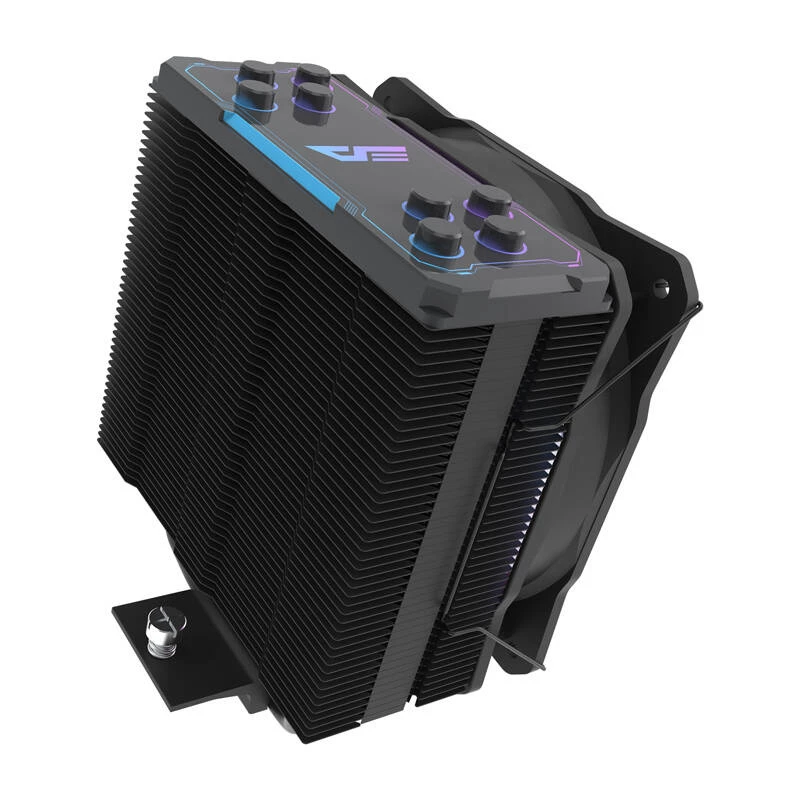 Radiador de computador 240mm Darkflash Z4 PRO MIST preto com iluminação RGB