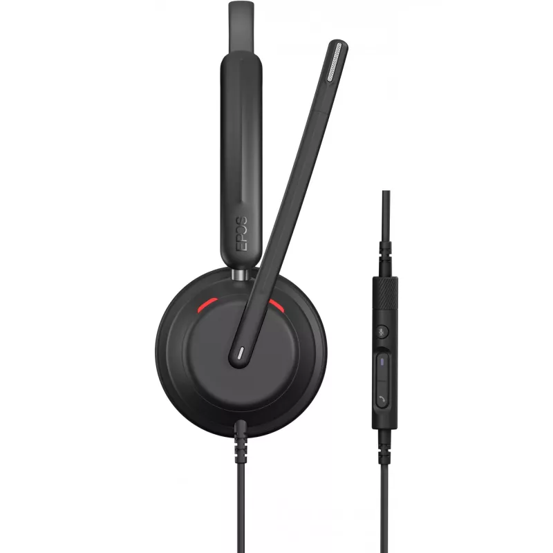 EPOS IMPACT 760T - Headset - On-Ear - Com fios - USB-C - Preto - Certificado para Microsoft Teams (1001214)