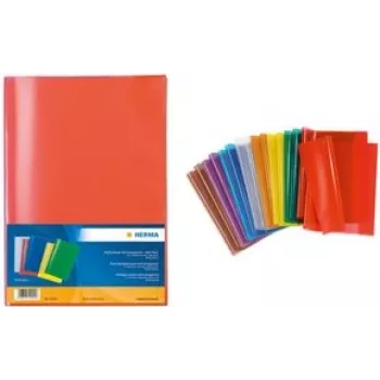 Capa para livros escolares HERMA PP A4 transparente/violeta