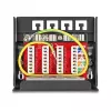 Patch panel DELOCK Mini Desktop RJ45 4 portas Cat.6A blindado preto, metal, 90×22×93 mm