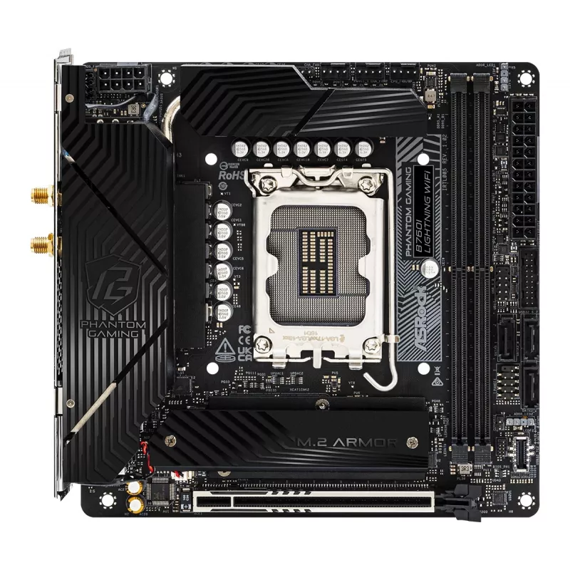 ASRock B760I Lightning WiFi DDR5 Mini-ITX LGA1700 Placa-mãe