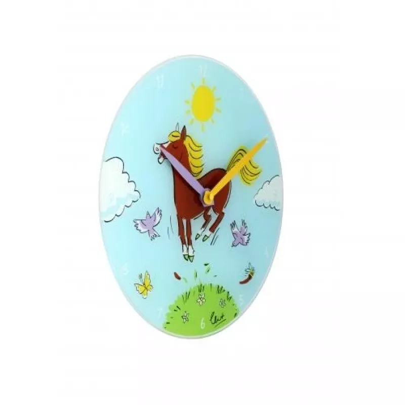 Relógio NeXtime 8812 Jump for joy, Ø30 cm, relógio de parede, azul/multicolor