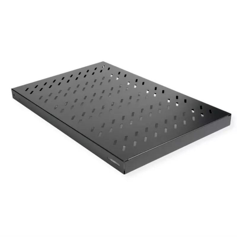 Prateleira para rack ROLINE 19 polegadas 1U ajustável 700 mm 50 kg preto
