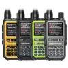 Walkie-talkie portátil Baofeng UV-5R Mini com função de carregamento USB-C, Bluetooth, VHF/UHF, 5 W, 1600 mAh, laranja