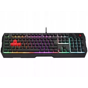 Teclado gaming com fios A4Tech Bloody B140N, membrana, preto