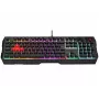A4Tech Bloody B140N Teclado gaming com fios, de membrana, preto