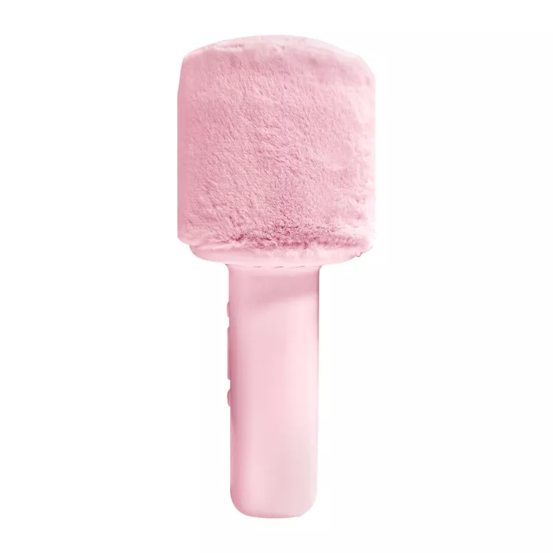 Microfone Denver KMS-30 rosa microfone com altifalante BT para karaoke